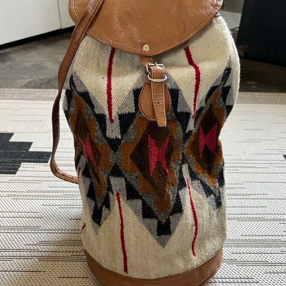 Free People Handbags - Vintage Free People Southwestern Large Backpack